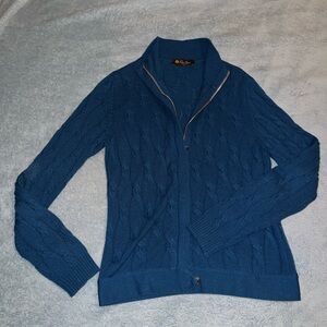Loro Piana Blue Women's Cardigan